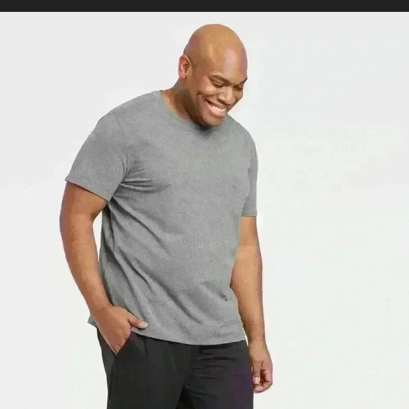 Men's Short Sleeve Performance T-Shirt - All In Motion™ Gray Heather M - Picture 4 of 14